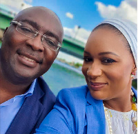 Dr Mahamudu Bawumia and his wife Samira