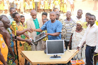 The items were presented at the Rokai Memorial Academy