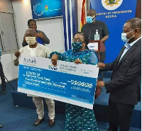 The NHIA presented to money to the Fund on Wednesday