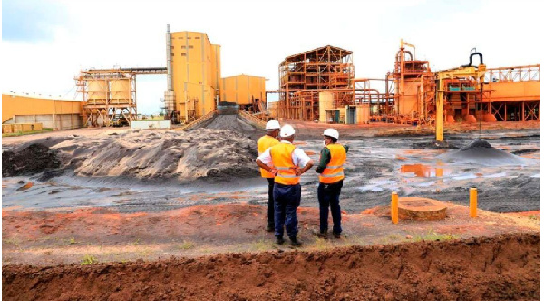 Base Titanium factory in Kwale County, Kenya where the minerals are processed