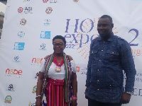 Her Excellency Selma Ashipala-Musavyi with the Ho MCE