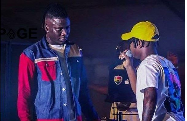 Stonebwoy (L) and Kelvin Boy