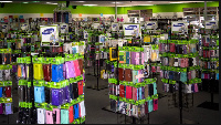 Retail of phone cases