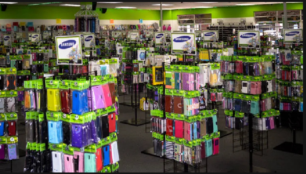 Retail of phone cases