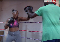 Ghana’s first female boxer, Yarkor Chavez