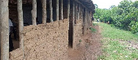 Photo of the dilapidated Ngabawe D/A Primary School