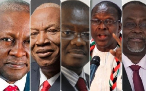 Some Presidential aspirants of the opposition National Democratic Congress (NDC)