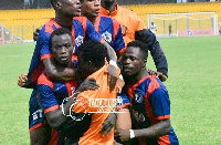 It had to take a fourth minute free kick from Abdul Karim Jabila to secure the win