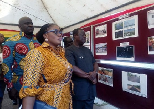 Kwasi Amoako-Atta with Deputy Roads Minister and Deputy Information Minister, Dokuaa Asiamah Agyei