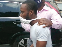 Osei Bonsu being led away to serve his jail term