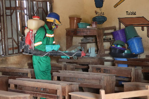 Disinfection exercise ahead of schools reopening