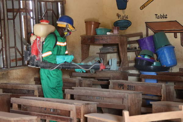 Disinfection exercise ahead of schools reopening