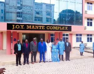 The six-story Multipurpose Office Complex was named after Rev. Prof. Mante