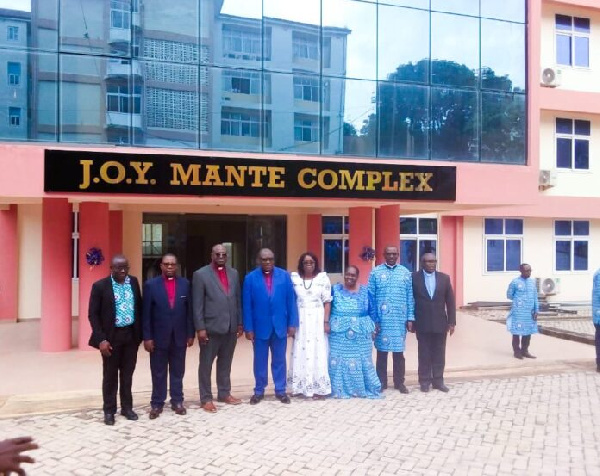 The six-story Multipurpose Office Complex was named after Rev. Prof. Mante