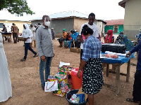 Alhaji Yussif Sulemana visited some registration centers in the Constituency