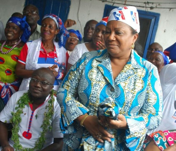 Mrs. Rebecca Akufo-Addo at the Lante Dzan We