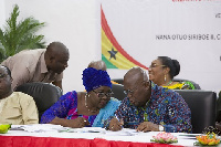 President Akufo-Addo with Hajia Alima Mahama