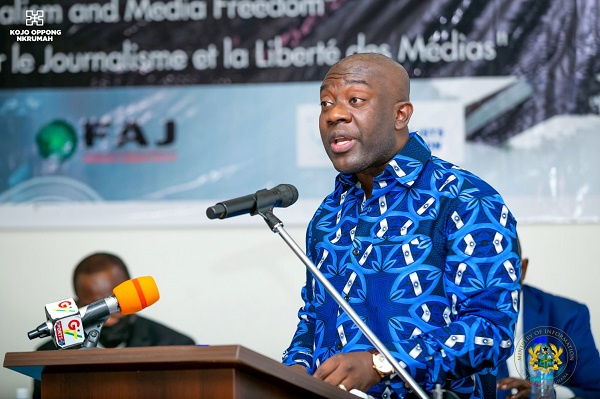 Kojo Oppong-Nkrumah, Minister of Information