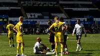 Ayew picked up an injury against Wycombe