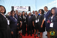 President Nana Addo Dankwa Akufo-Addo and some members of the Bar Association