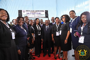 President Nana Addo Dankwa Akufo-Addo and some members of the Bar Association