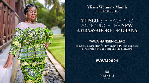 Yawa Hansen-Quao is the Vlisco Ghana Ambassador for 2021