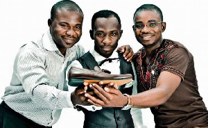 Okyeame Kwame, Tonyi Senayah (right)