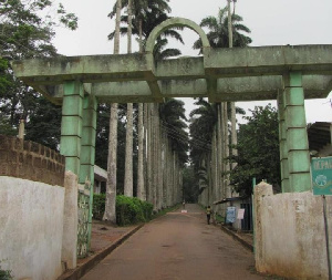 Entrance to one of the country's tourist destinations