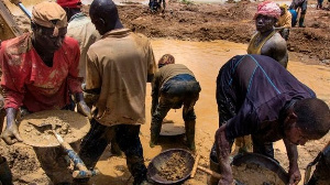 Galamsey operators at work