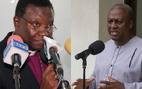 Rev. Prof. Emmanuel Asante, Chairman of the National Peace Council and Former President John Mahama