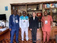 George Boakye in a group photo with the ambassadors