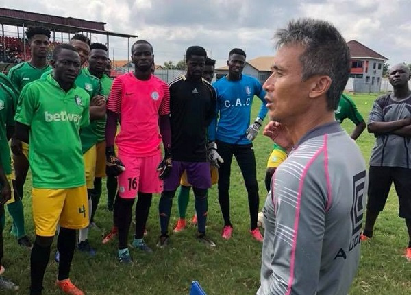 Kenichi Yatsuhashi begun work Wednesday after agreeing terms with Aduana