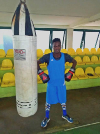 Ghanaian boxer, Abdul Wahid Omar