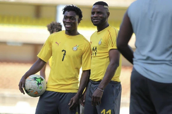 Christian Atsu and Mubarak Wakaso