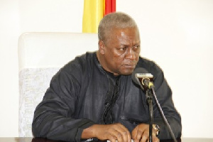 John Mahama Stern Face