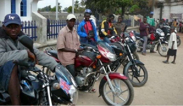 Some Okada riders in Accra