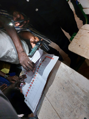 Ballot Paper Navrongo