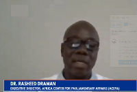 Rasheed Draman, Executive Director of the African Center for Parliamentary Affairs