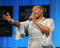 South African legendary musician , Yvonne Chaka Chaka