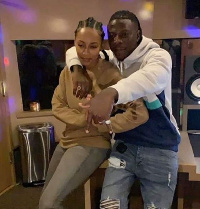 Stonebwoy with award-winning American singer, Keri Hilson