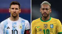 Argentina captain Lionel Messi and im Brazilian counterpart