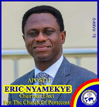 Apostle Eric Nyamekye is the 6th head of the Church