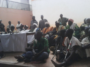 A cross section of the Andani Gate at the press conference