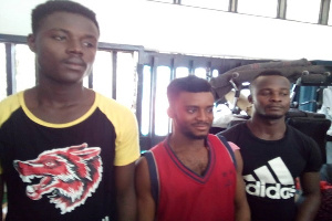 Suspects Collins Opoku Manu Eugene Allon Nyame Michael Opoku