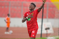 Kotoko striker, Mbella Etouga