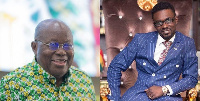 President Akufo-Addo (left), Nana Appiah Mensah (right)