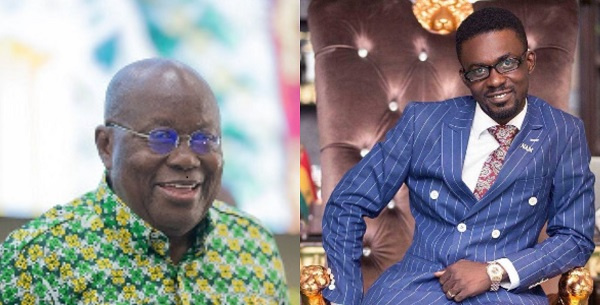 President Akufo-Addo (left), Nana Appiah Mensah (right)