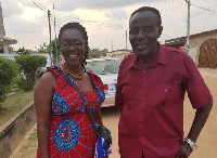 Ursula Owusu-Ekuful with Osofo Dadzie