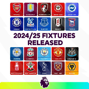 2024/25 Premier League fixtures