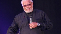 Former president Flt. Lt. Jerry John Rawlings